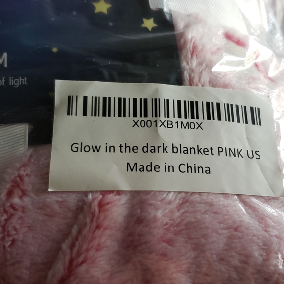 Glow Stars and Words Blanket. - Picture 4 of 5